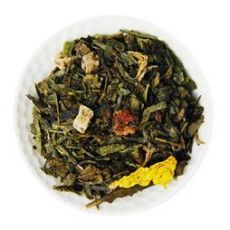 8 pokladov Shaolinu zelený čaj aromatizovaný