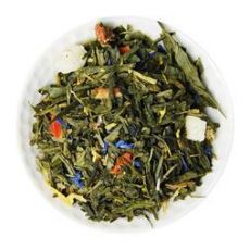 Jahody v šampanskom zelený čaj aromatizovaný