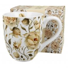 Hrnček Roses White 1l porcelán