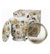 Hrnček byl. Roses White 0,51l porcelán