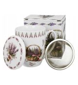 Hrnček byl. Kôš levandulí 0,35l porcelán