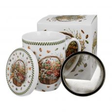Hrnček byl. Kôš poľných kvietkov 0,35l porcelán