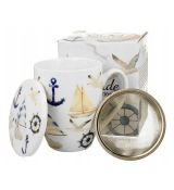Hrnček byl. Plachetnice 0,36l porcelán
