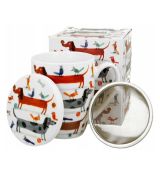 Hrnček byl. Jazvečíky 0,36l porcelán