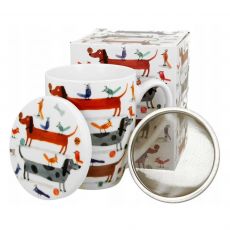 Hrnček byl. Jazvečíky 0,36l porcelán